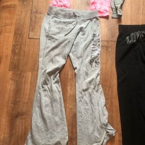 Victoria’s Secret yoga PINK grey pants Medium